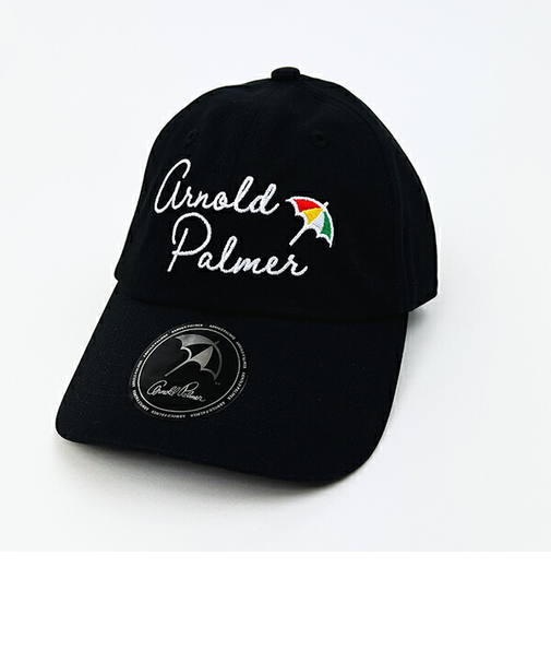 Arnold Palmer(アーノルドパーマー) 筆記体ロゴキャップ (ブラック) 帽子 アパレル