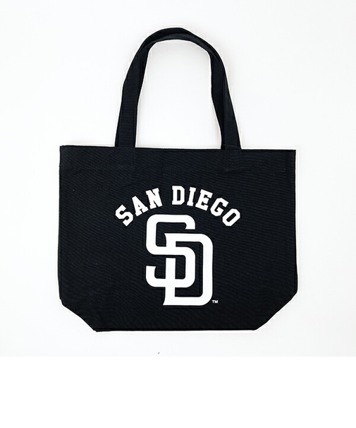 MLB(メジャーリーグ) パドレス キャンパストートバッグ ブラック