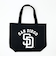 MLB(メジャーリーグ) パドレス キャンパストートバッグ ブラック