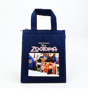 ディズニー ズートピア ランチバッグスクエア(M) ネイビー Disney