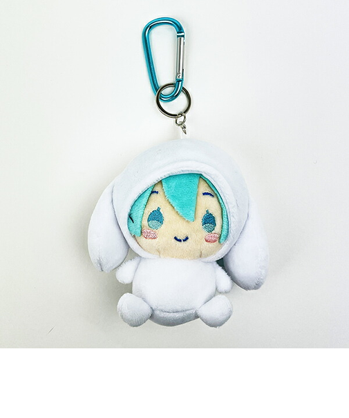 サンリオ 初音ミク×シナモロール カラビナ付きマスコット きぐるみ シナモン Sanrio