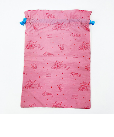 トムとジェリー スウィートドリーム巾着 ピンク トムジェリ