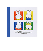 ミッフィー miffy 70th スクエアメモ ブロック 文具 日本製
