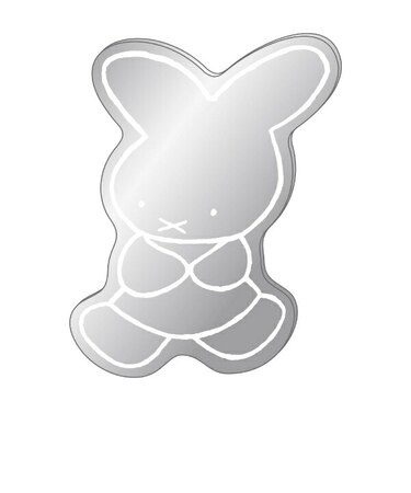 ミッフィー miffy 70th ホワイト デコレーションミラー 鏡