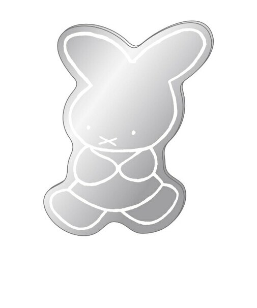 ミッフィー miffy 70th ホワイト デコレーションミラー 鏡