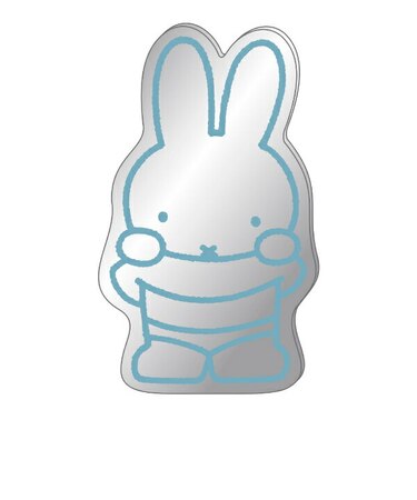 ミッフィー miffy 70th ブルー デコレーションミラー 鏡