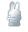 ミッフィー miffy 70th ブルー デコレーションミラー 鏡