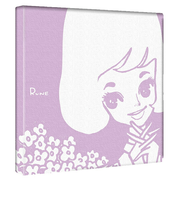 内藤ルネ キャンバスアート お花に囲まれて インテリア アートパネル