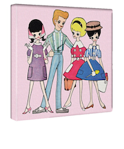 内藤ルネ キャンバスアート ドリーミィ・ジェネレーションB インテリア アートパネル