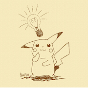 ポケットモンスター ピカチュウ(ひらめき) アートパネル セピア インテリア ポケモン 日本製