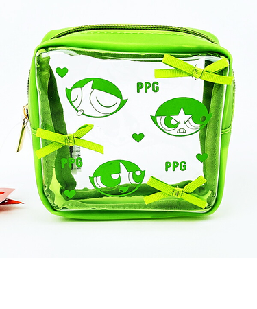 パワーパフガールズ バターカップ リボンスクエアポーチ パワパフ