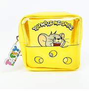 トムとジェリー タフィー PVCポーチ イエロー トムジェリ