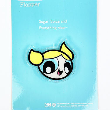 パワーパフガールズ バブルス スマホグリップ スマホ用品 パワパフ