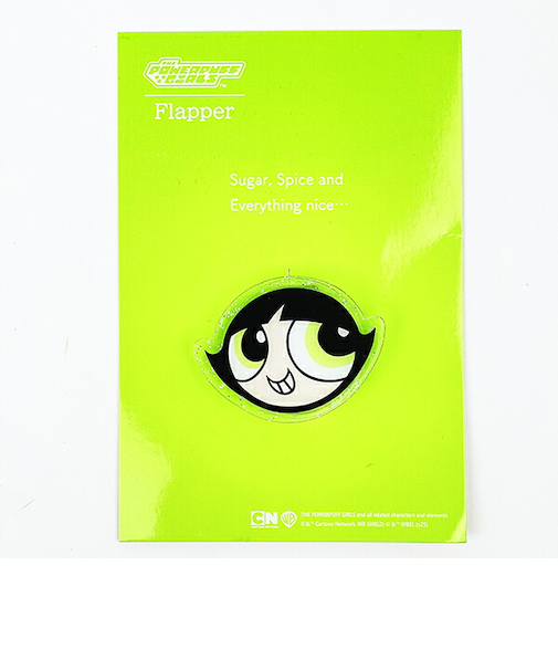 パワーパフガールズ バターカップ スマホグリップ スマホ用品 パワパフ