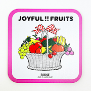内藤ルネ JOYFUL FRUITS コースター キッチン 日本製