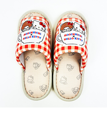 モンチッチ×サンリオ ハローキティ スリッパ ルームシューズ sanrio