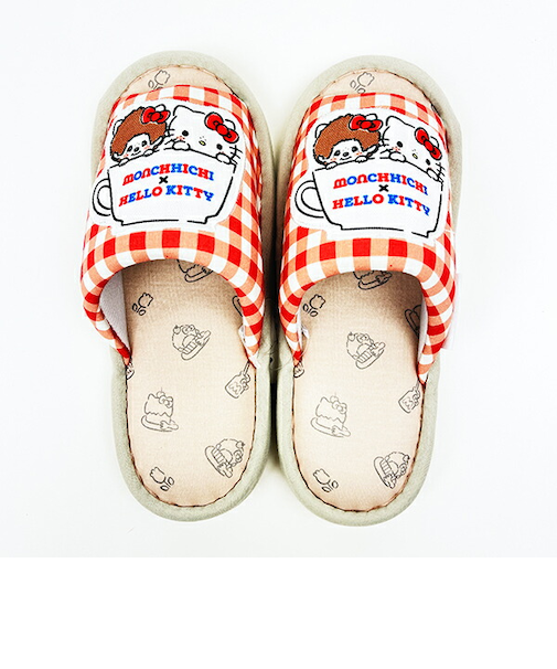 モンチッチ×サンリオ ハローキティ スリッパ ルームシューズ sanrio