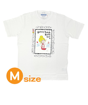 水森亜土 キャプテンサンタ コラボ Tシャツ (M) ホワイト アパレル