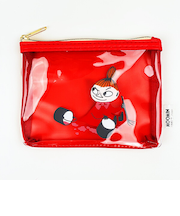 ムーミン リトルミイ PVCポーチ レッド