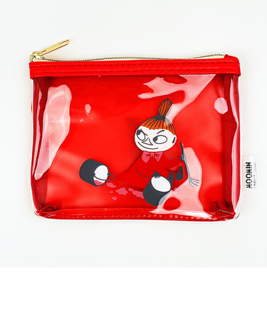 ムーミン リトルミイ PVCポーチ レッド