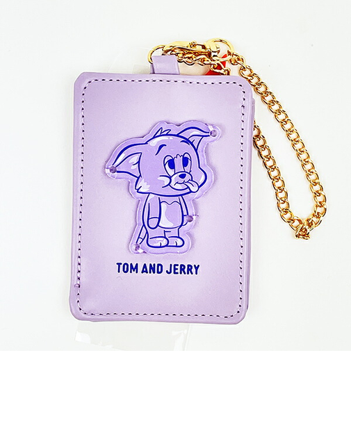 トムとジェリー トム グミパスケース (パープル)