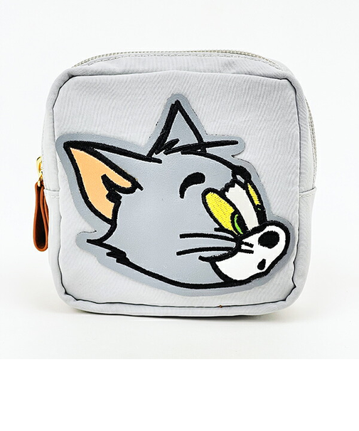 トムとジェリー トム アップリケスクエアポーチ