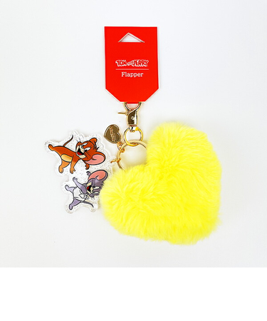 トムとジェリー ハートチャーム イエロー