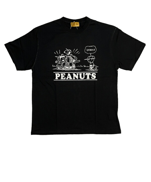 スヌーピー Tシャツ(M) ブラック アパレル 日本製 SNOOPY