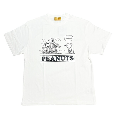 スヌーピー Tシャツ(M) ホワイト アパレル 日本製 SNOOPY