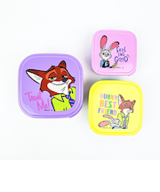 ディズニー ズートピア ランチボックス3Pセット 日本製 Disney