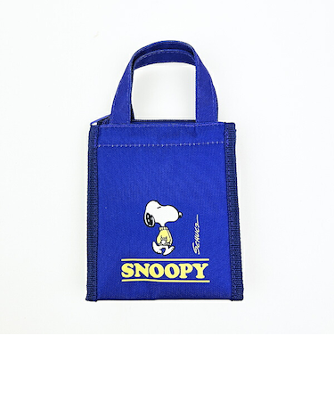スヌーピー スクエアランチバッグ(SS) ネイビー SNOOPY