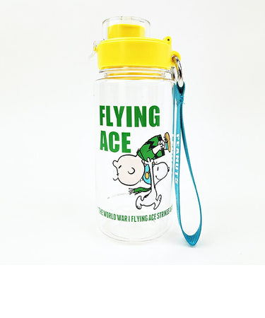 スヌーピー ストラップ付きドリンクホルダー(M) クリア ランチ 水筒 SNOOPY