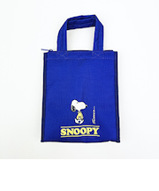 スヌーピー スクエアランチバッグ(M) ネイビー SNOOPY