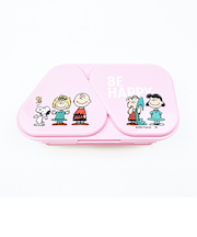 スヌーピー おにぎりランチボックス BE HAPPY ピンク SNOOPY