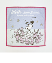 スヌーピー 吸水速乾ミニタオル バニー ピンク 西川 日本製 SNOOPY