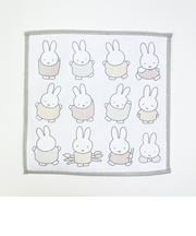 ミッフィー miffy いろいろミッフィー ミニタオル ハンカチ 日本製 西川
