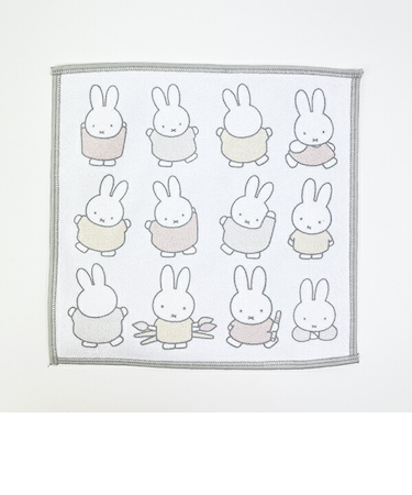 ミッフィー miffy いろいろミッフィー ミニタオル ハンカチ 日本製 西川