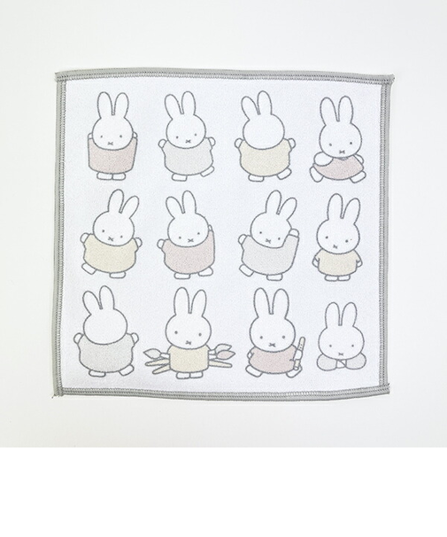 ミッフィー miffy いろいろミッフィー ミニタオル ハンカチ 日本製 西川