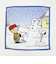 スヌーピー スノーデイ ミニタオル ホワイト 西川 日本製 SNOOPY
