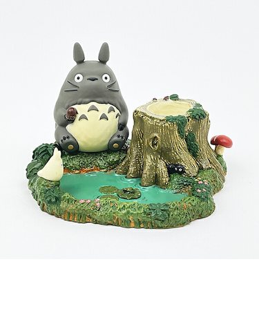 スタジオジブリ となりのトトロ 印鑑&ペンスタンド トレイ付き