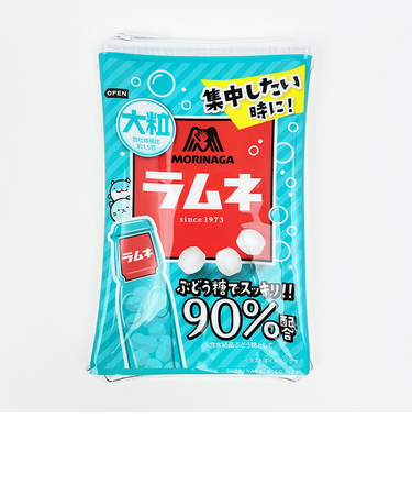 森永ラムネ ラムネボトル クリアポーチ