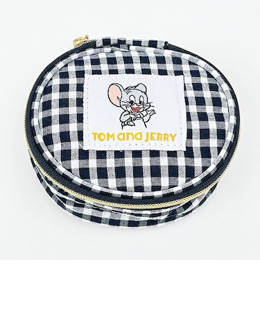 トムとジェリー タフィー おむつアクセサリーポーチ ブラック トムジェリ