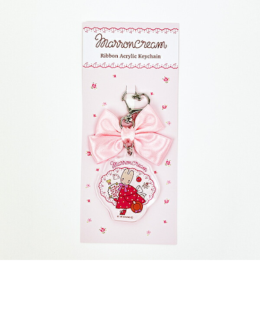 サンリオ マロンクリーム リボンアクリルキーホルダー 日本製 Sanrio