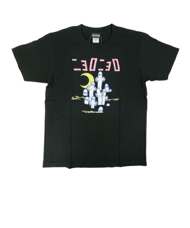 ムーミン ニョロニョロ Tシャツ(M) ブラック アパレル MOOMIN