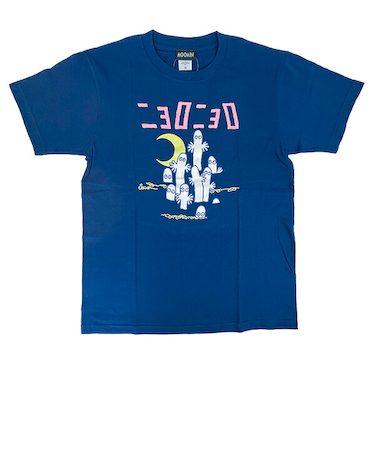 ムーミン ニョロニョロ Tシャツ(M) ネイビー アパレル MOOMIN