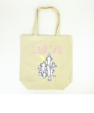 ムーミン ニョロニョロ トートバッグ ナチュラル MOOMIN