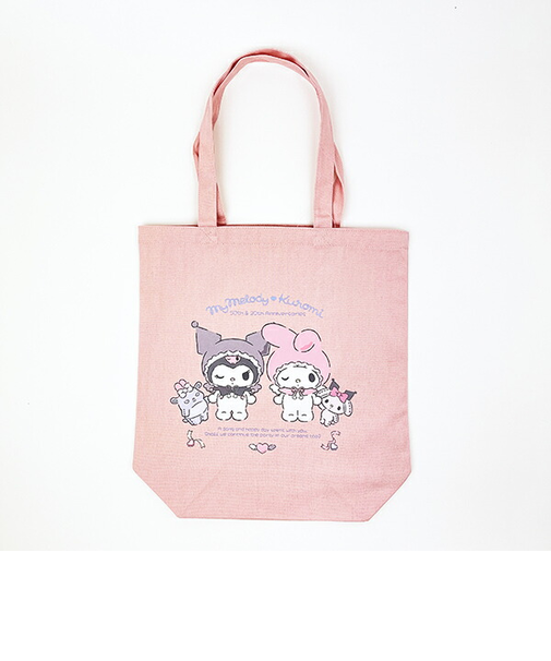 サンリオ マイメロディ50th ＆クロミ20th エンジェルトートバッグ ピンク Sanrio