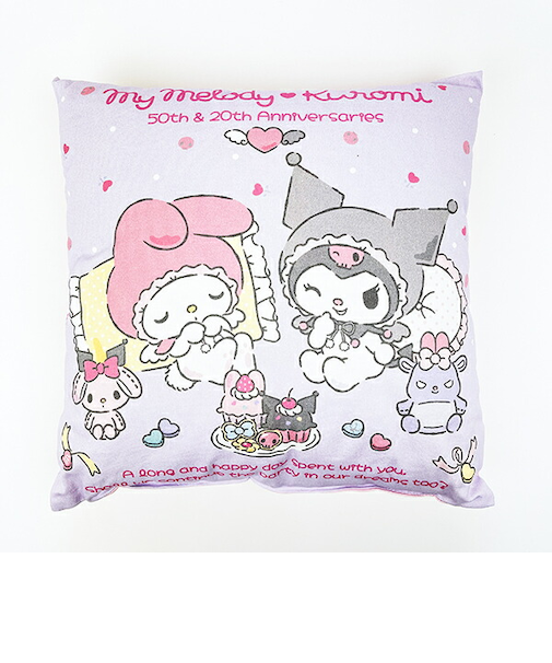 サンリオ マイメロディ50th ＆クロミ20th エンジェルクッション 日本製 Sanrio