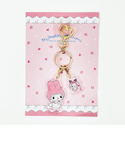 サンリオ マイメロディ50th＆クロミ20th マイメロディ アニバーサリー 2連アクリルキーホルダー 日本製 Sanrio