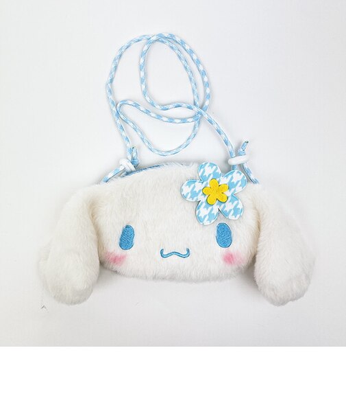 サンリオ シナモロール ぬいぐるみサコッシュ カオハナ ショルダーバッグ シナモン Sanrio